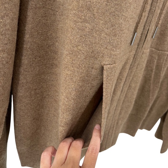 Quince Women’s Mongolian Cashmere Full Zip Hoodie XL teak tan NWT - Picture 10 of 12